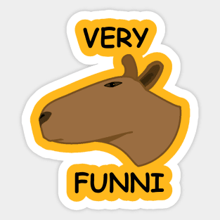 Very funni Sticker